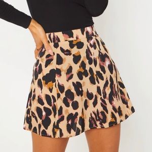 Cheetah print skirt